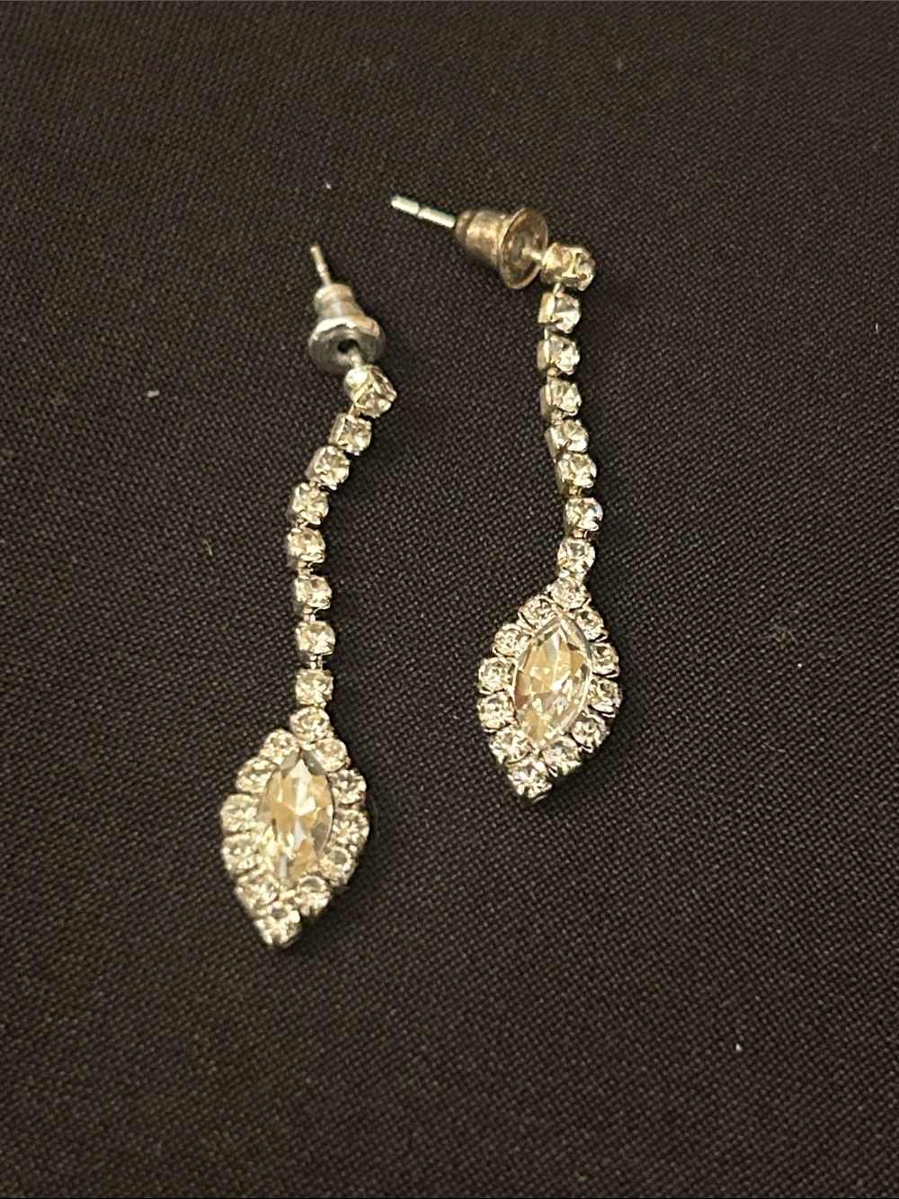 Windsor Clear Crystal Marquise Drop Earrings